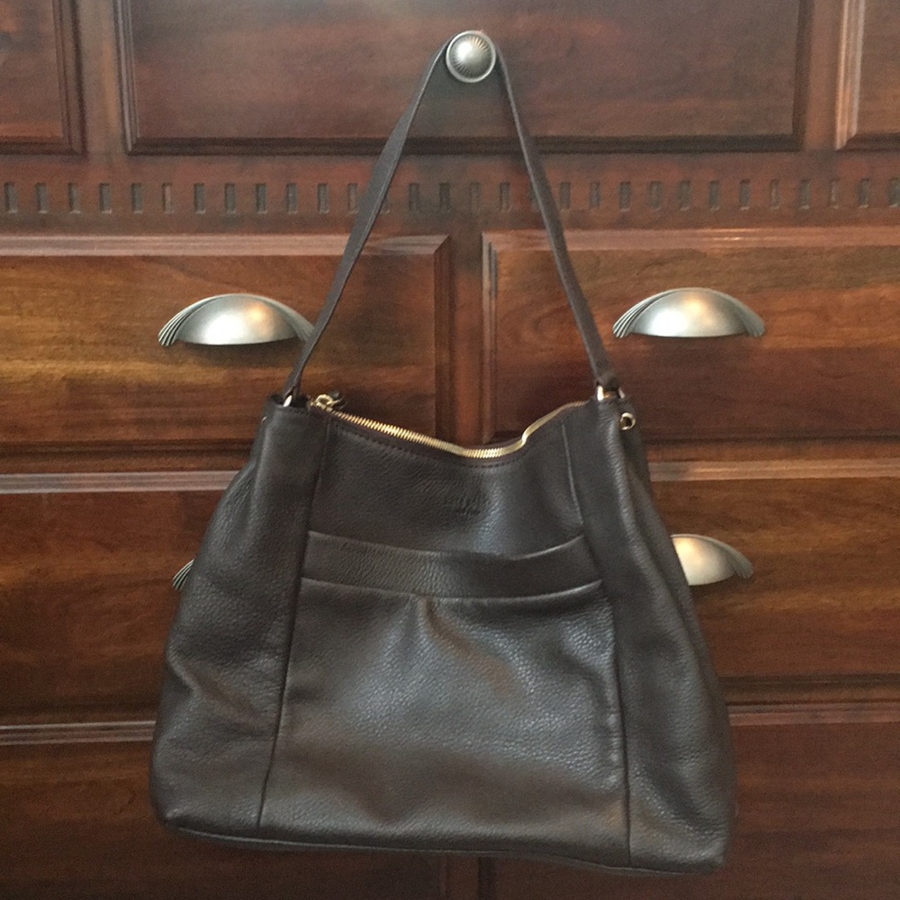 Kate spade Serena chocolate leather hobo
